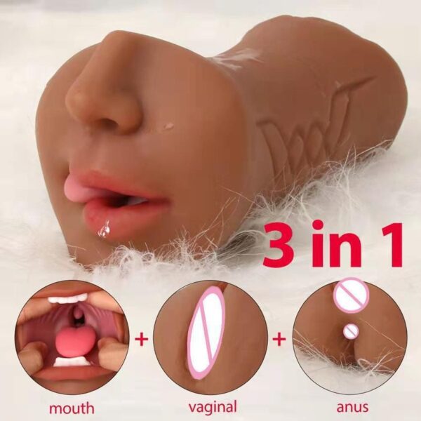 3-in-1 Realistic Pocket Pussy for Men