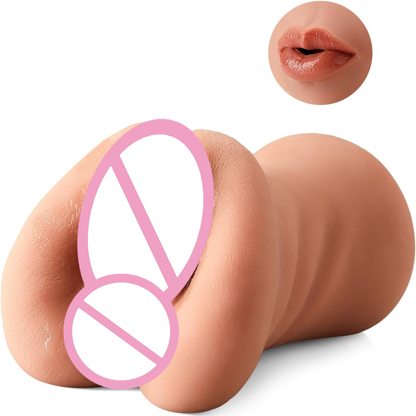 3-in-1 Manual Pocket Pussy for Men