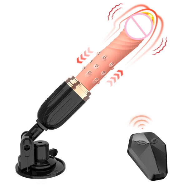 Women's Wireless Remote Powerful Simulated Thrusting Sex Gun Toy