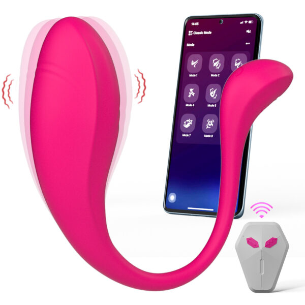 Long Distance APP Controlled Wearable Vibrator for Remote Pleasure
