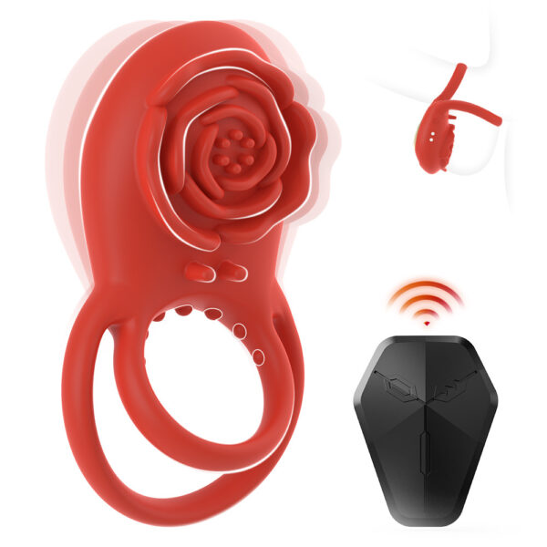Men's Silicone Vibrating Delay Cock Ring