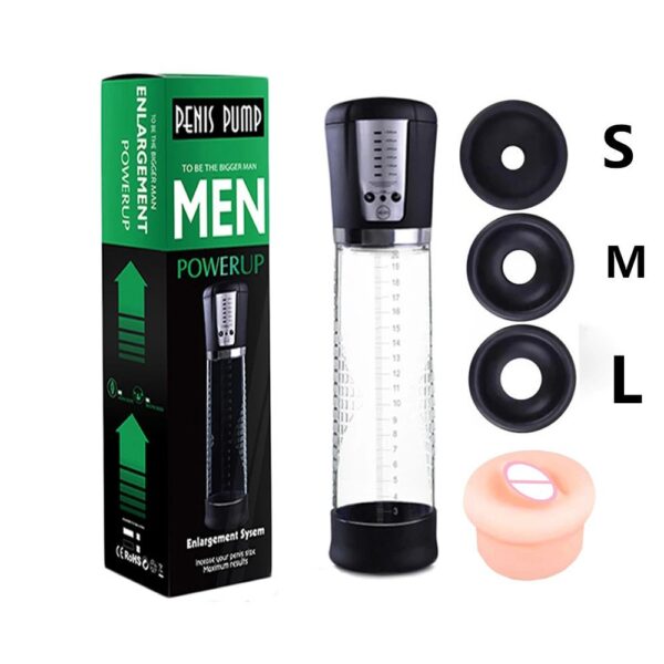 Automatic Penis Pump with Vibration & Extender