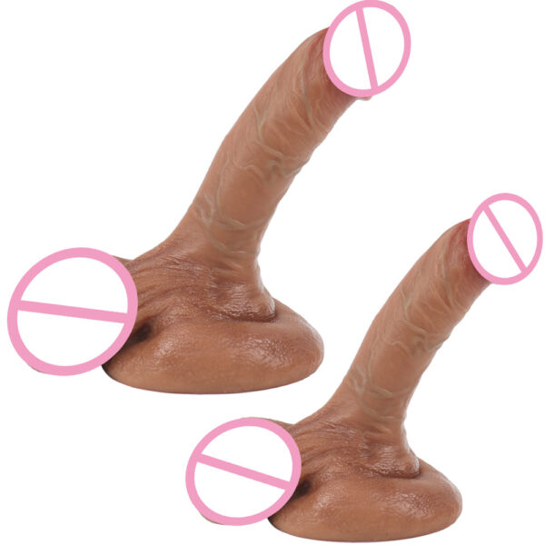 Liquid Silicone Soft Vibrator - Huge Realistic Dildo for Women