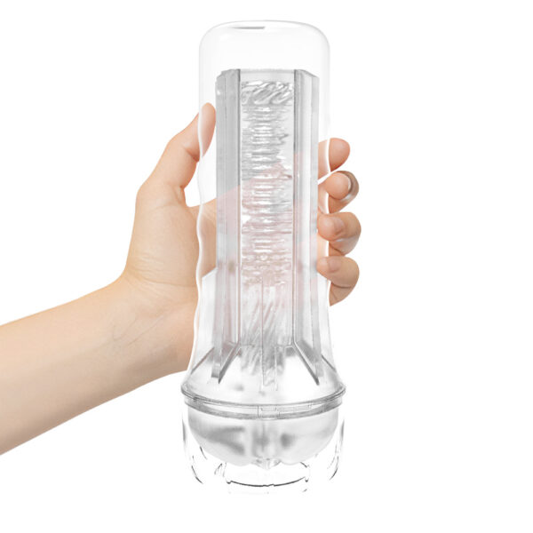 Dual Channel Male Masturbator with Realistic Textures | Soft TPE Design