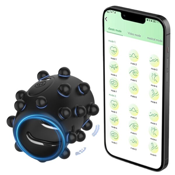 Wireless Remote Control Vibrating Cock Ring for Extended Pleasure