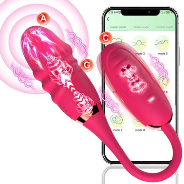 App-Controlled Wearable Egg for G-Spot & Clitoral Stimulation