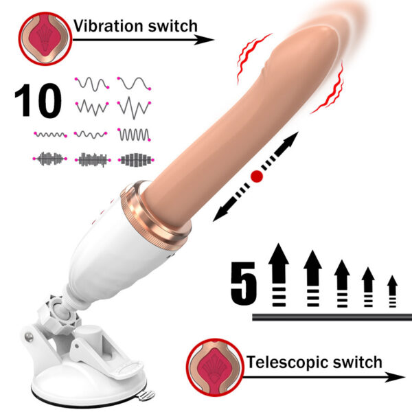 Women's Automatic Telescopic Thrusting Vibrator