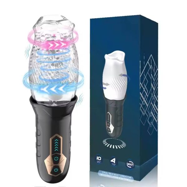 Automatic Male Masturbator with 10 Vibration & 5 Thrusting Modes