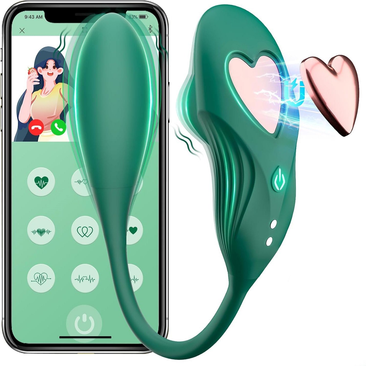 2 in 1 APP Remote Control Wearable Vibrator G-spot Clitoris Stimulator Dual Motor Vibrating Panties Sex Toys for Women Couples