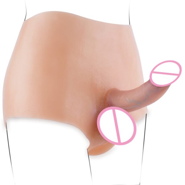 Wearable Dildo G-spot Vaginal Stimulation Artificial Hollow Penis Adjustable Strap On Harness Belt Sex Panties Dildos for Lesbian