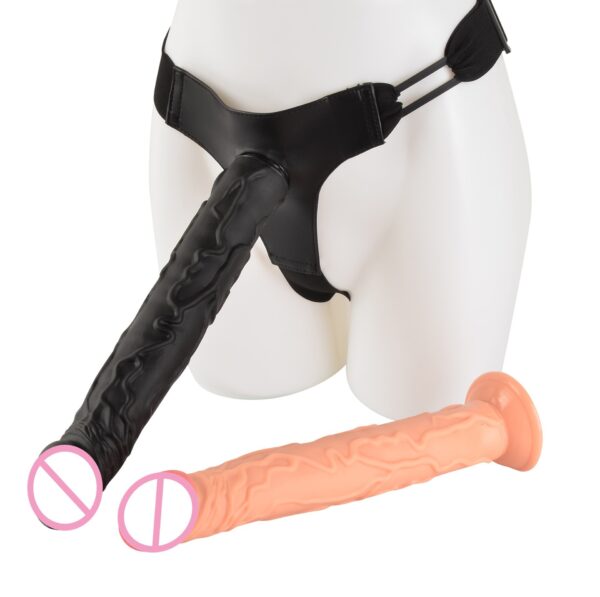 Adjustable Harness Realistic Huge Dildos Wearable Strap-on Panties Big Penis Vagina Anal Toys for Women Lesbian
