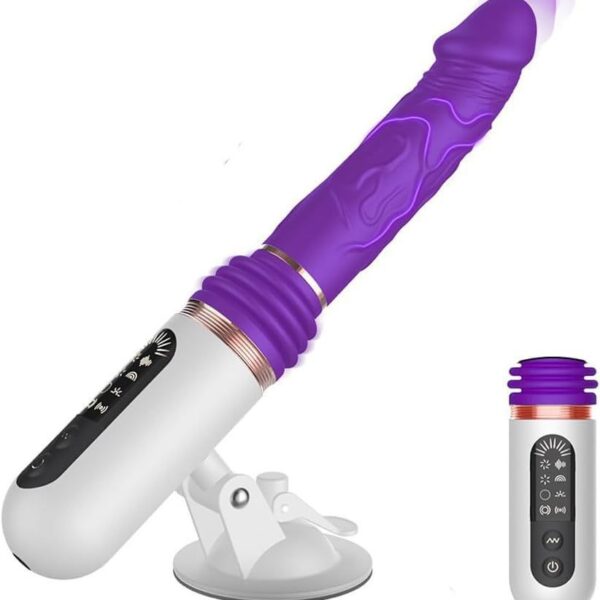 Multi Speeds Automatic Sex Machine Hands-free Thrusting Vibrating Massager Realistic Dildos Machine for Couples