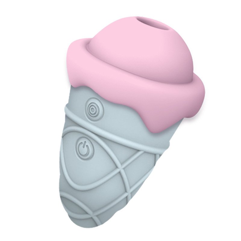 Ice Cream Shaped Clitoral Sucking Vibrator G-Spot Stimulation Female Masturbator Realistic Tongue Licking Sucking Vibrators for Adult 18