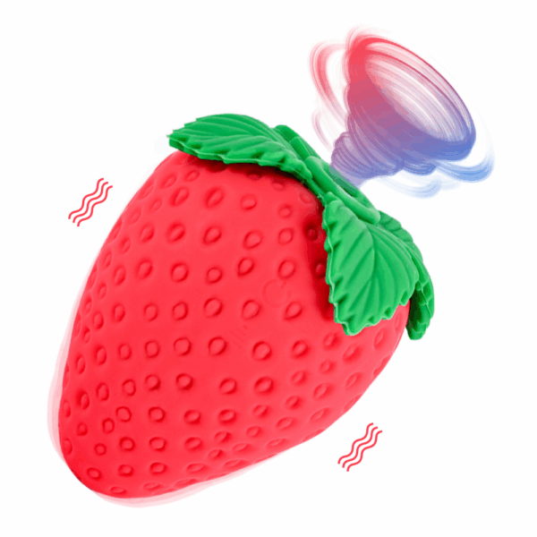 Waterproof Strawberry Shaped Mini Sucking Vibrator Nipple Pussy Massage Clitoris Stimulator Female Masturbation Sex Toys