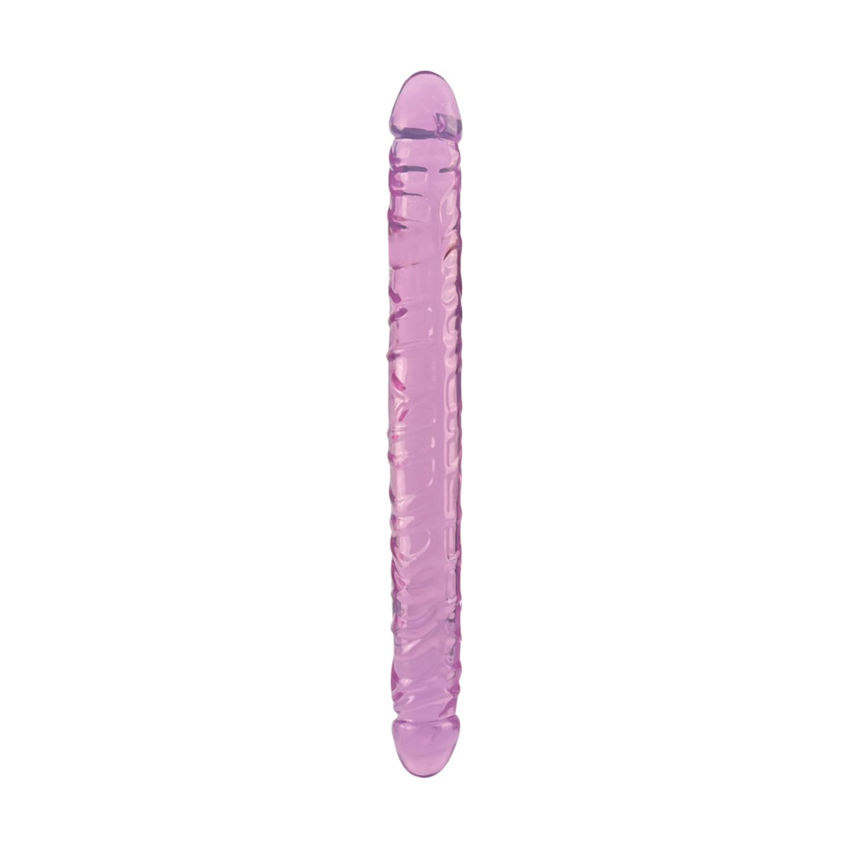 Colorful Realistic Soft Crystal TPE Manual Dildo Double Head G-spot Stimulation Jelly Dildos Sex Toy for Women
