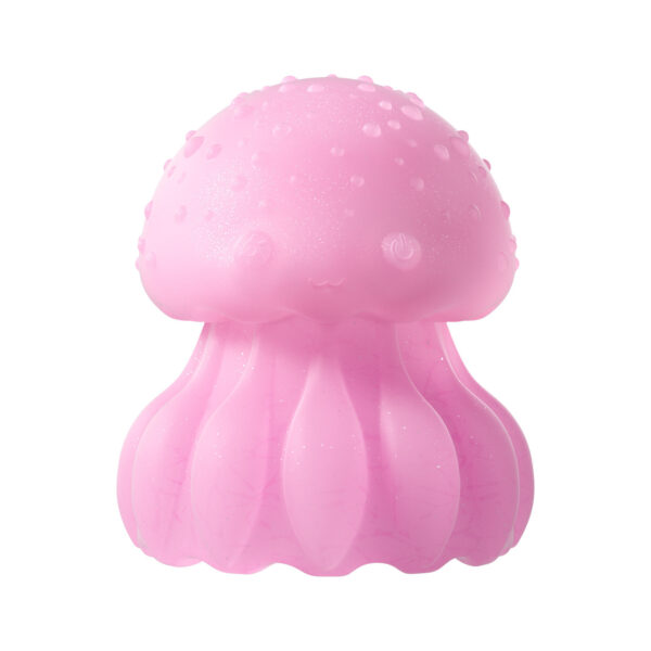 Seven-color Glowing Jellyfish Shape Tongue Licking Vibrator Clitoral Nipple Stimulator Female Masturbator for Adults 18