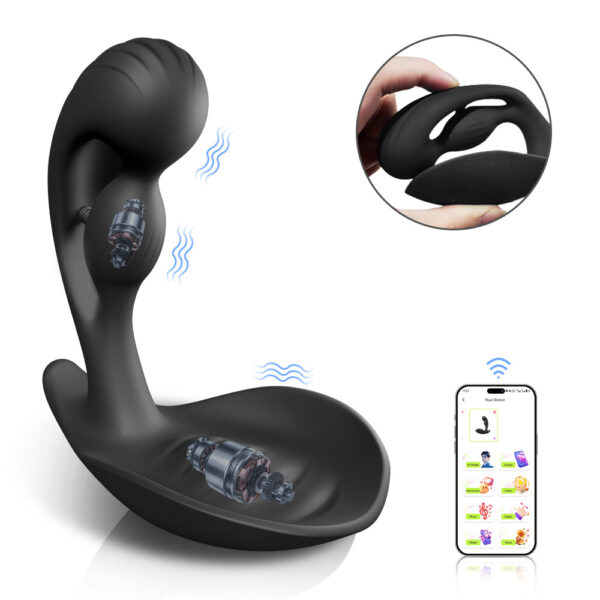 10 Frequency Modes Waterproof Silicone Prostate Massage P-Spot Stimulator Butt Plug Anal Vibrator Male Delay Trainer